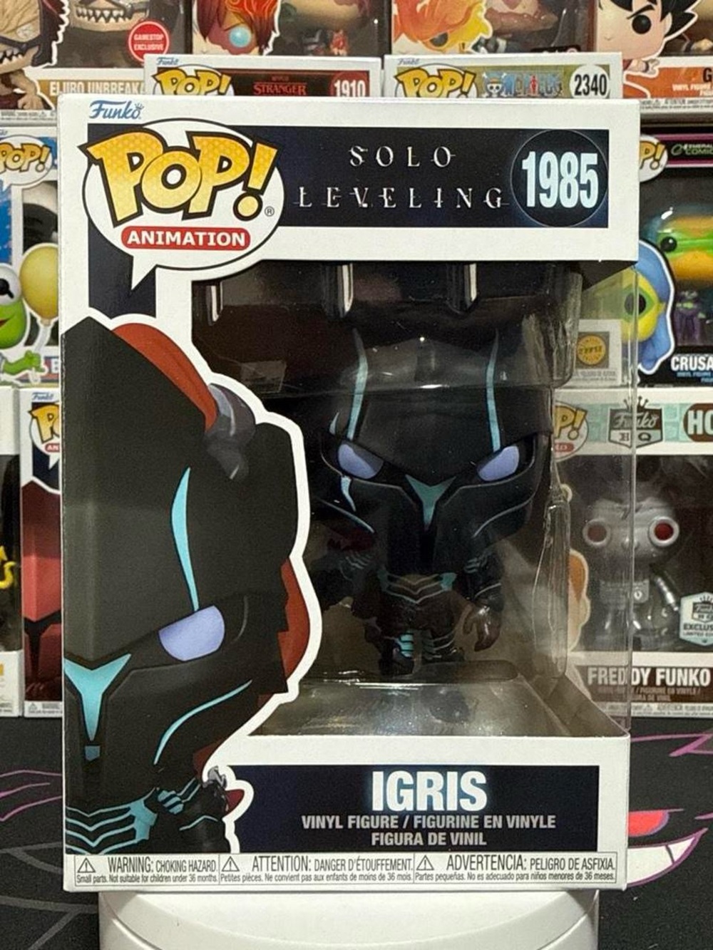 Funko Pop! Animation Igris Vinyl Figure - Black & Teal